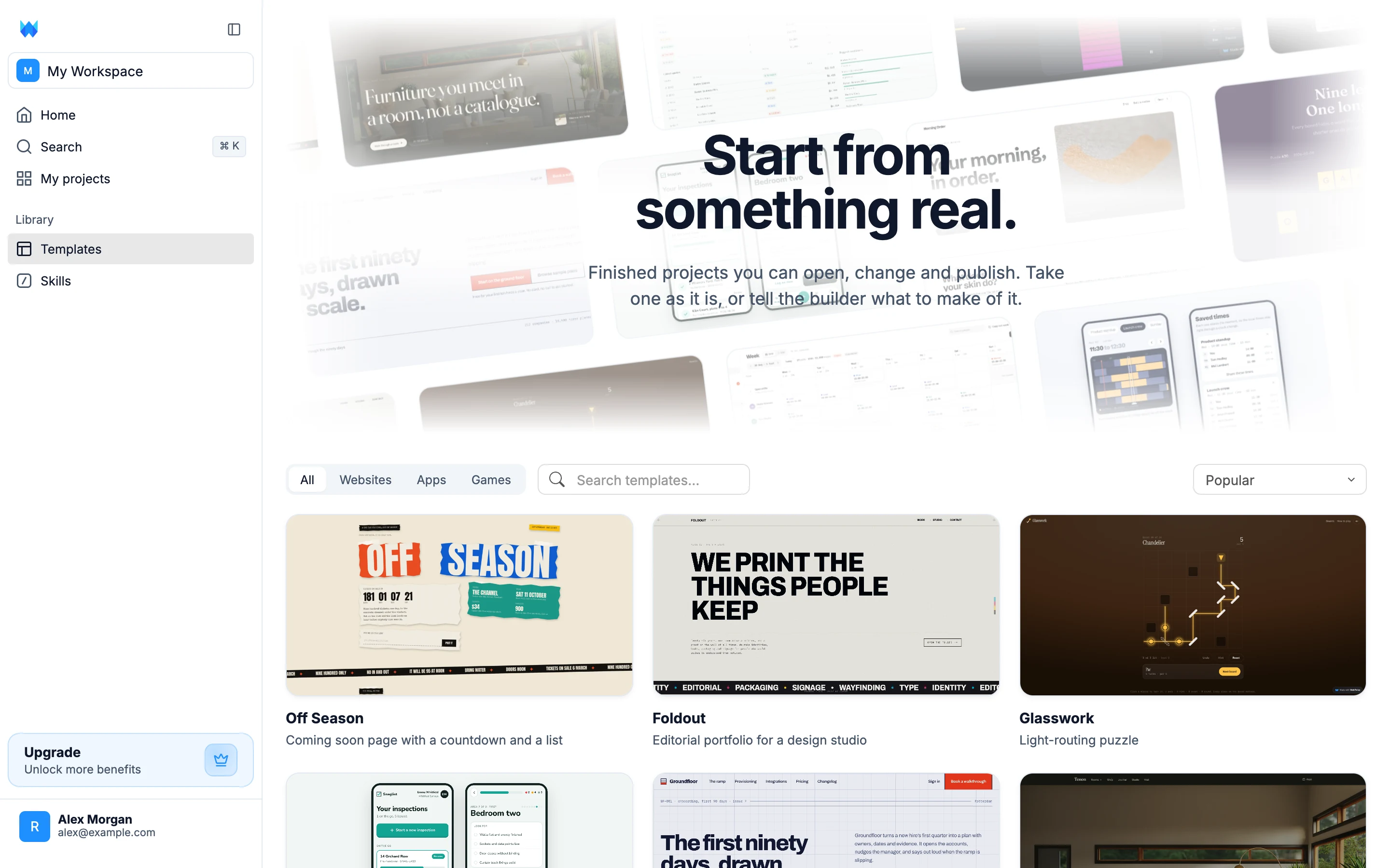 Templates gallery